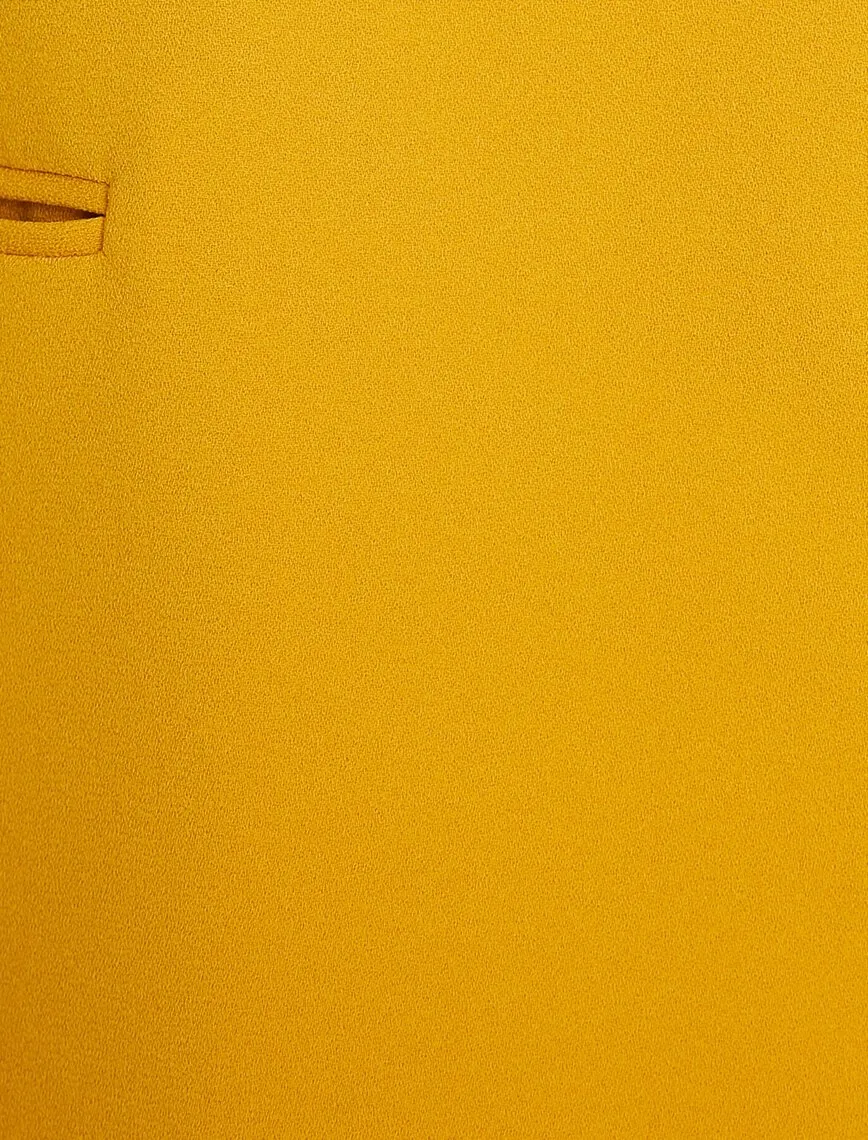 10627 Mustard Collarless Jacket
