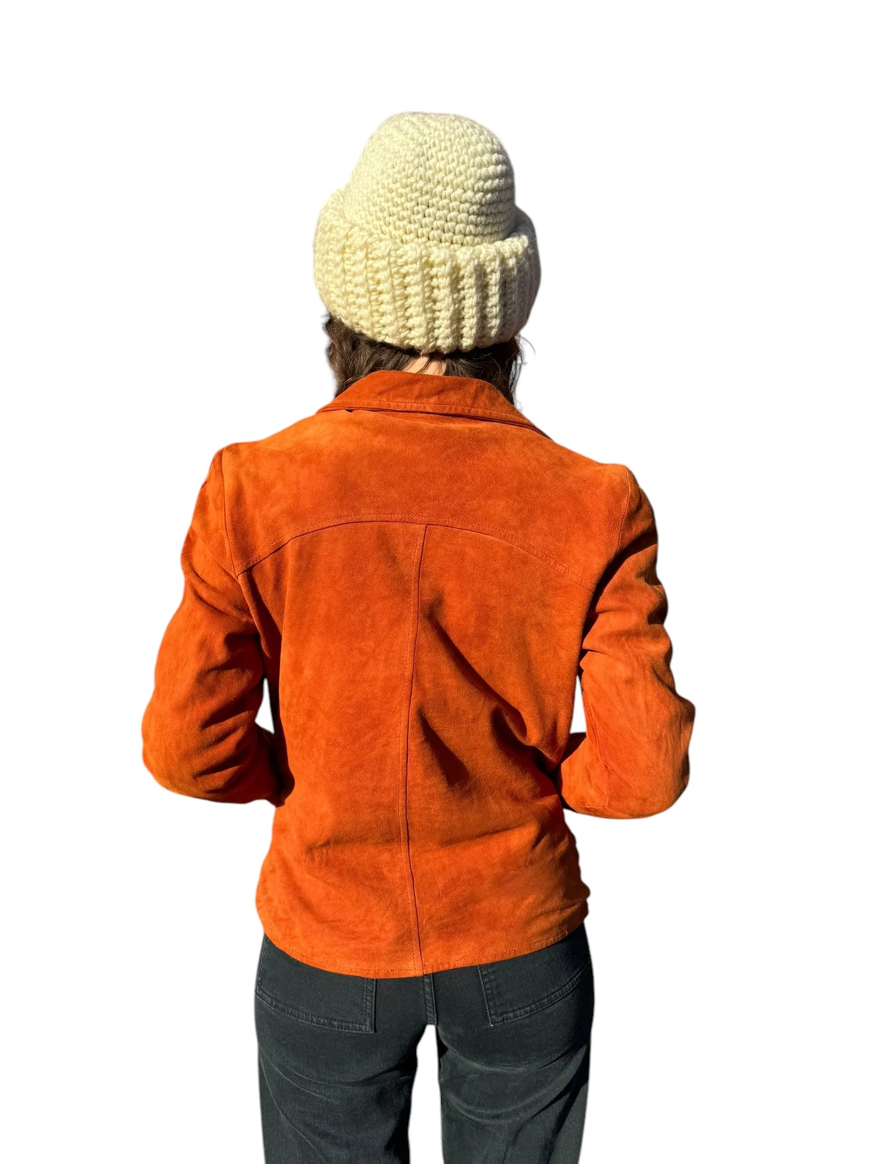 1940s Miracle Suede Jacket M