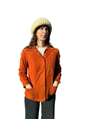 1940s Miracle Suede Jacket M