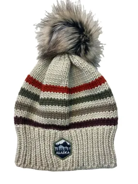 4 Stripe Mountain Patch,  Winter Hat