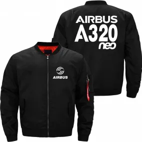 AIRBUS A320NEO BOMBER FLIGHT AVIATOR JACKET
