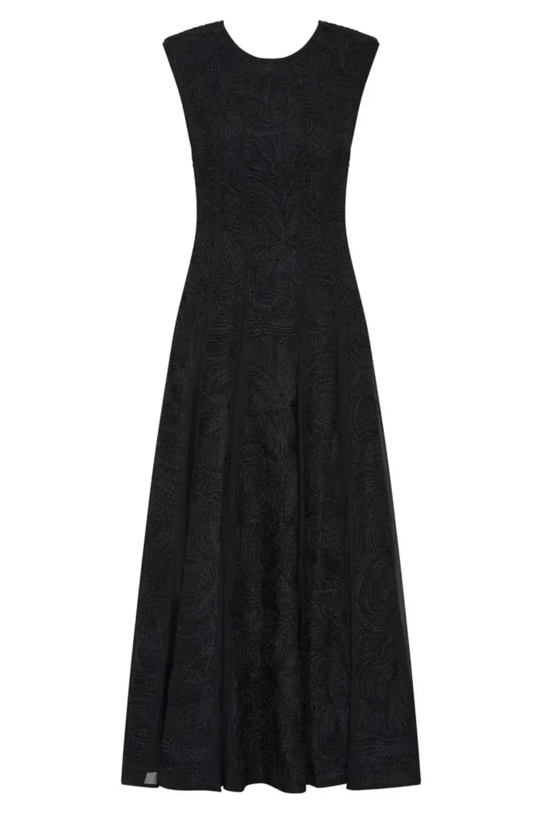 Aje Soleil Lace Midi Dress Black Size 12