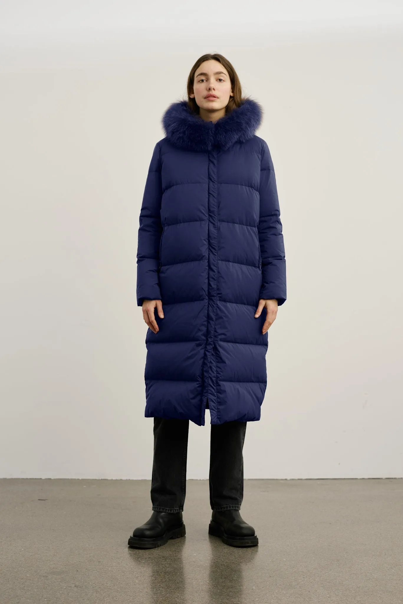 ALVA COAT - NAVY