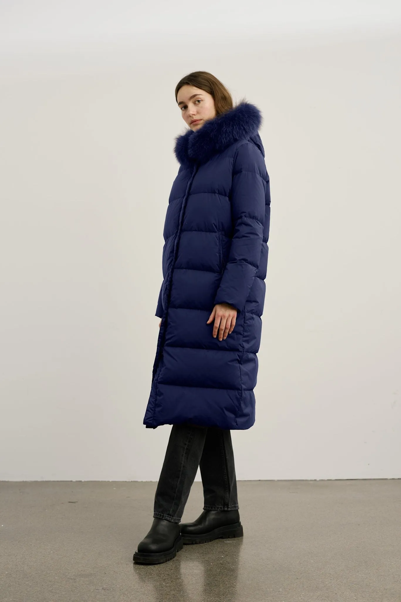ALVA COAT - NAVY
