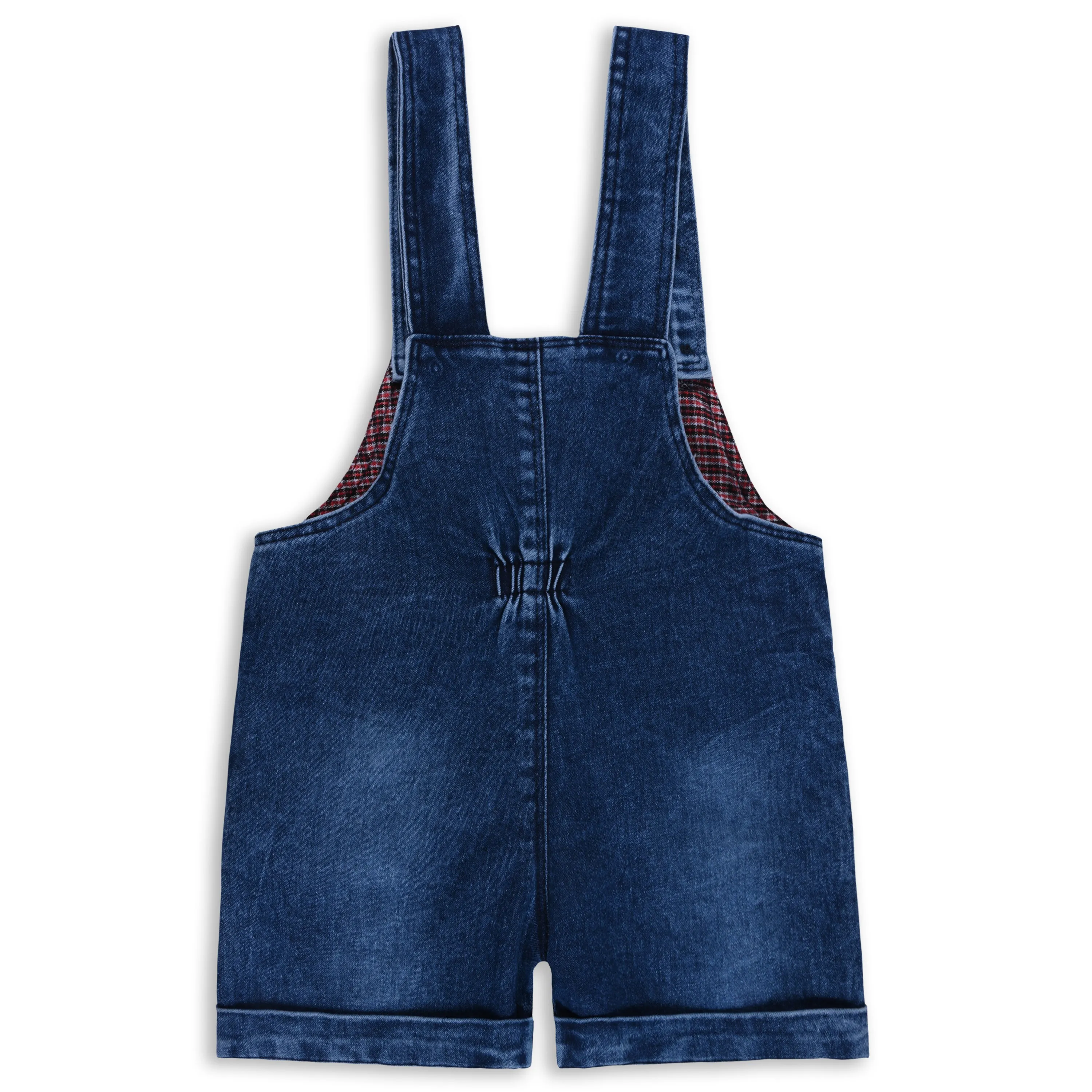 Baby Boys Printed T-Shirt and Shorts Dungaree Set