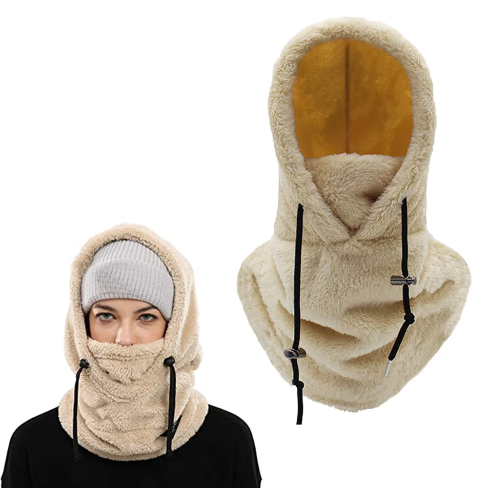 Balaclava Ski Mask Wind-Resistant Winter Face Mask Cycling  Warm Face Cover Hat Cap Khaki