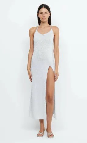 Bec & Bridge Sadle Split Knit Midi in Crystal