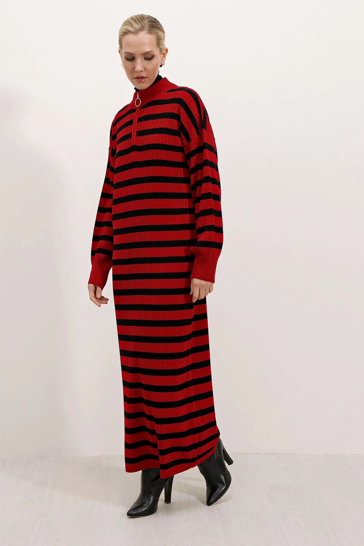 BGD Women Knit Dress - Burgundy - Avondale