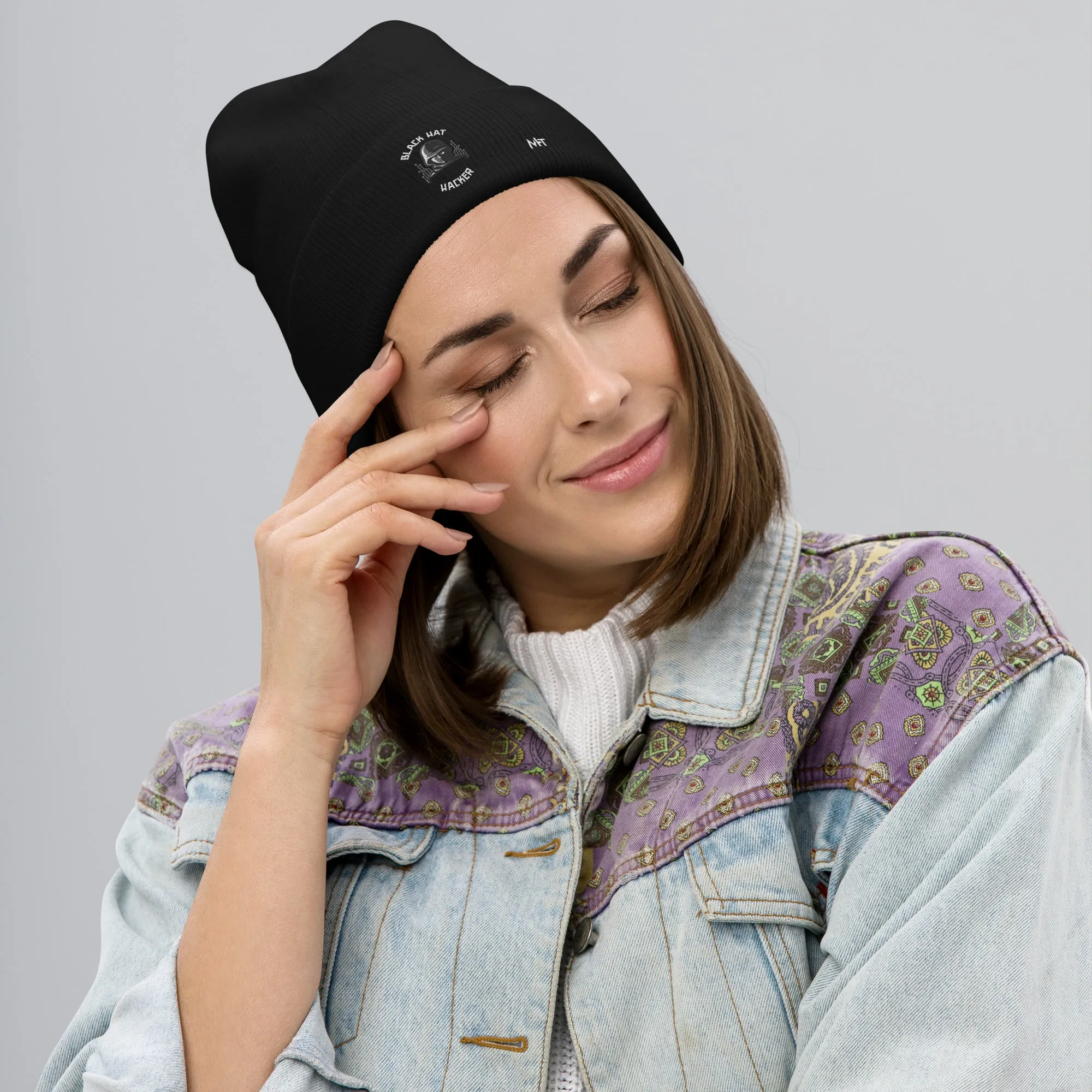Black Hat Hacker - Embroidered Beanie