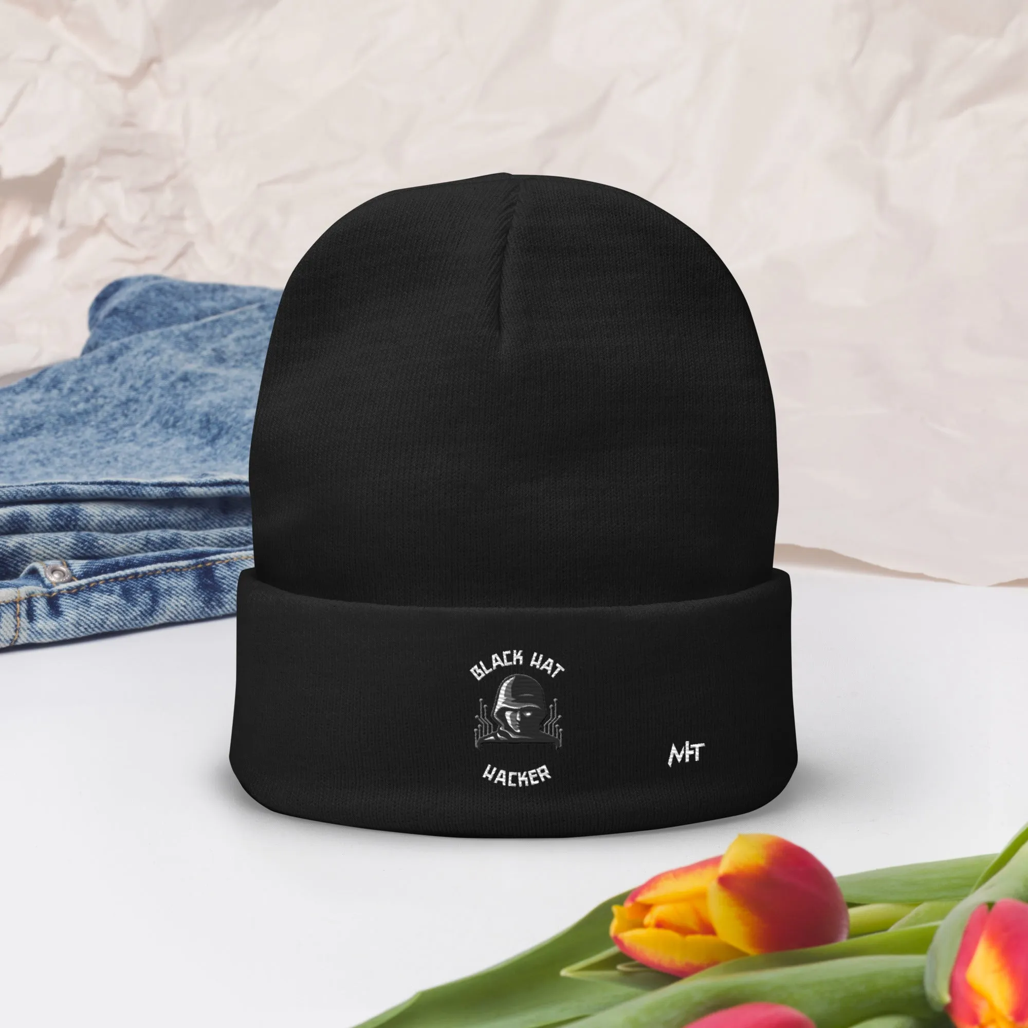 Black Hat Hacker - Embroidered Beanie