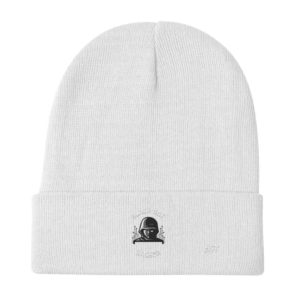 Black Hat Hacker - Embroidered Beanie
