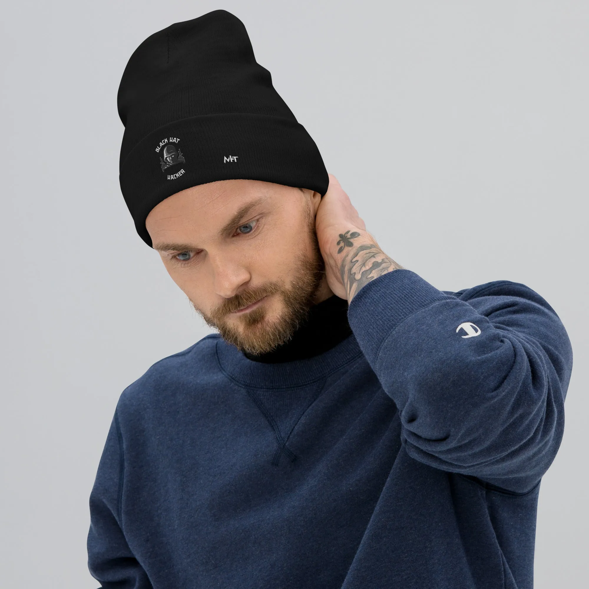 Black Hat Hacker - Embroidered Beanie