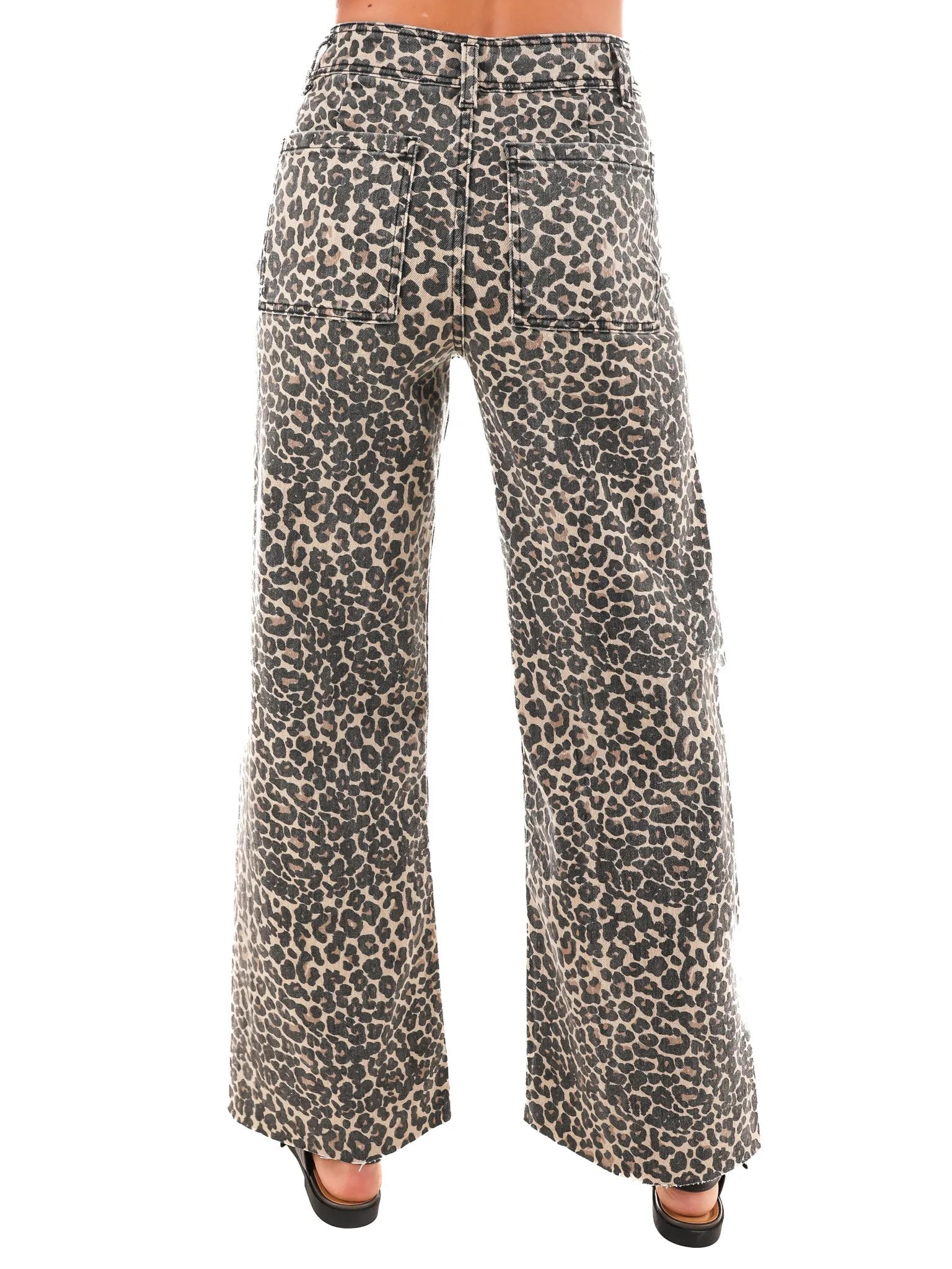 Bold Stride Leopard Print Pants