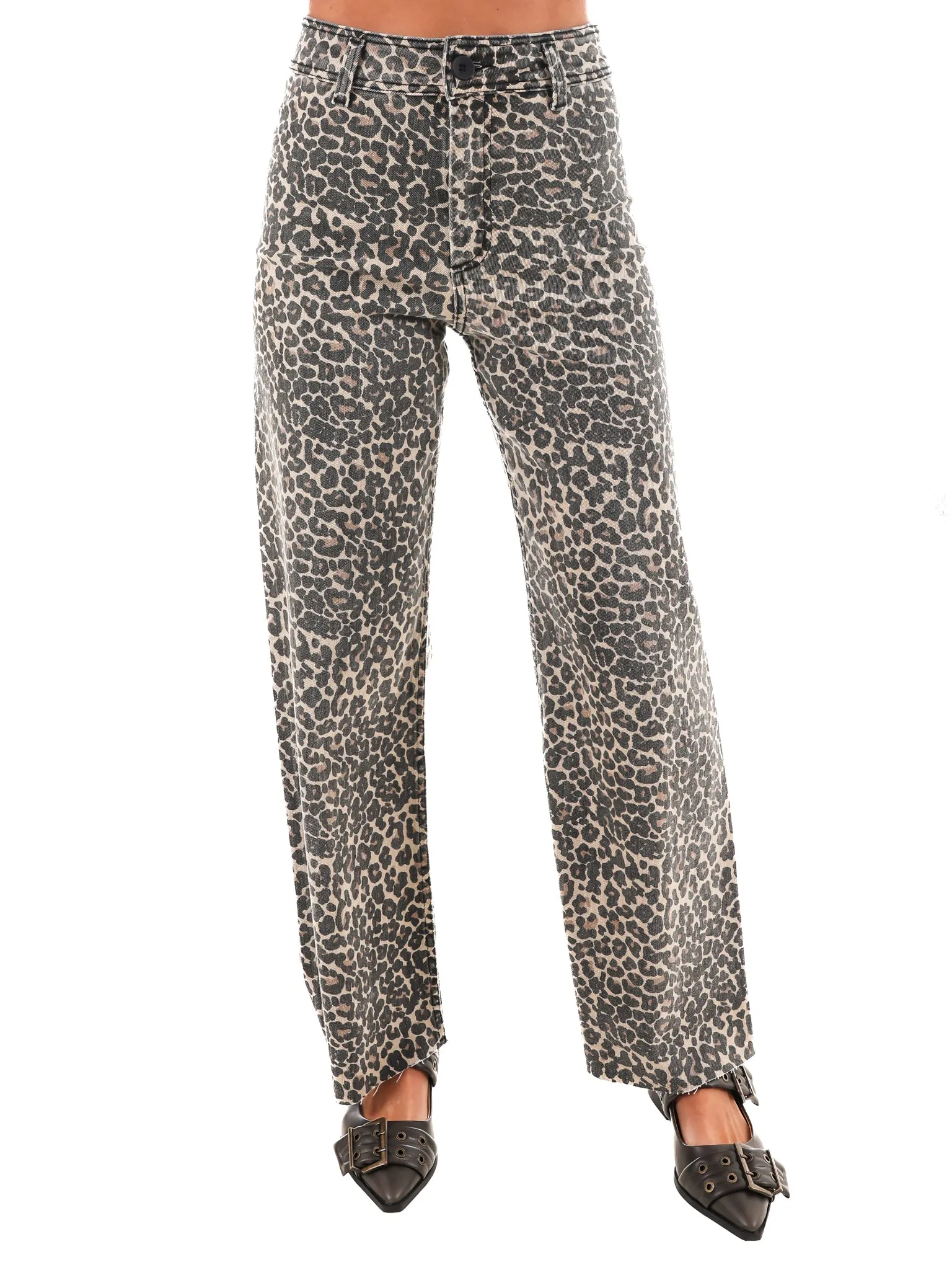 Bold Stride Leopard Print Pants