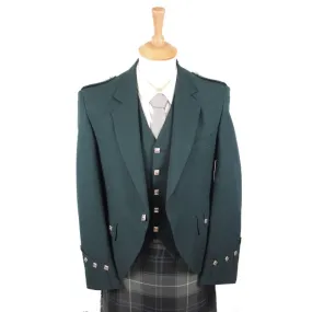 Bottle Green Argyle Jacket & Vest
