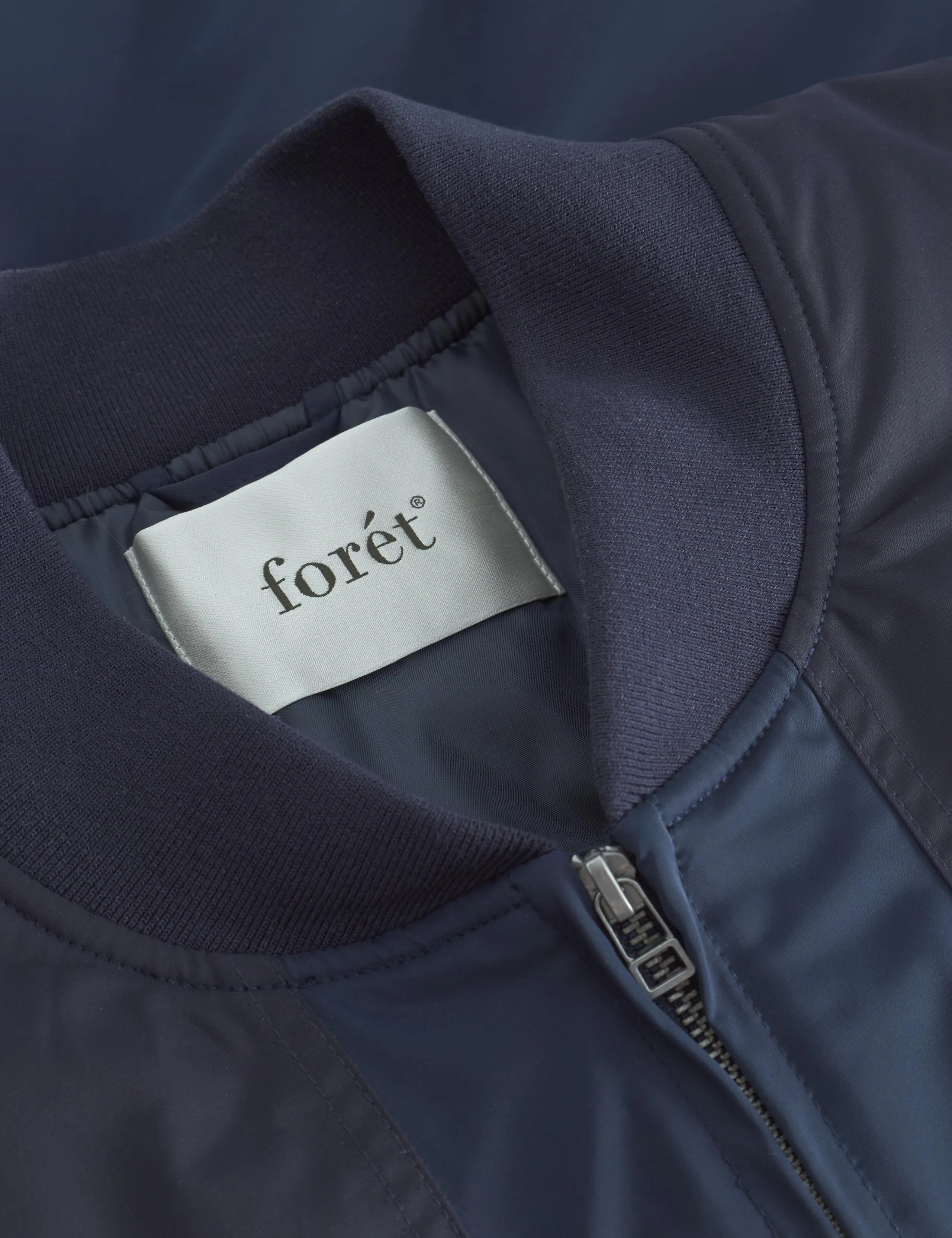 BOW BOMBER JACKET - NAVY