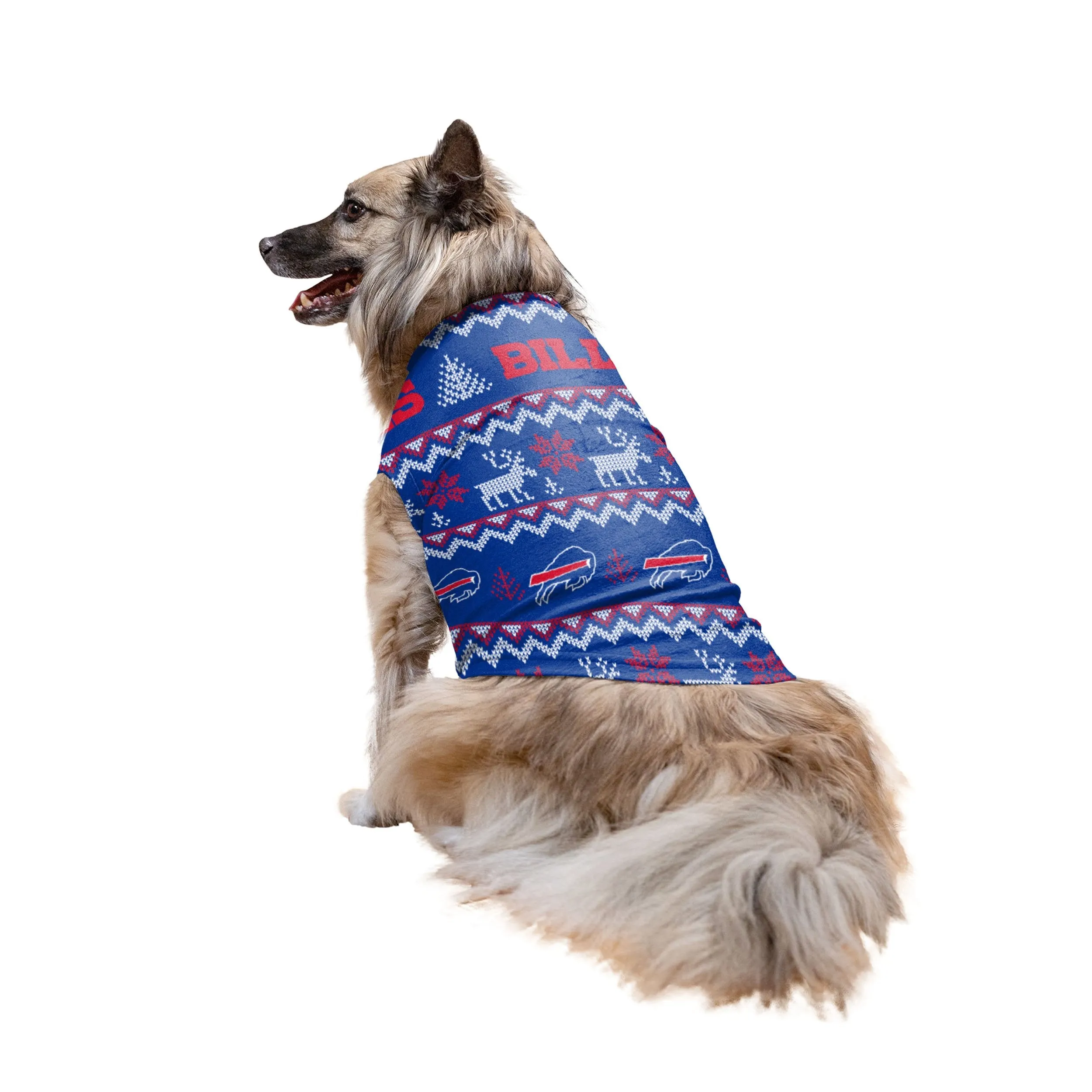 Buffalo Bills NFL Ugly Pattern Family Holiday Pajamas