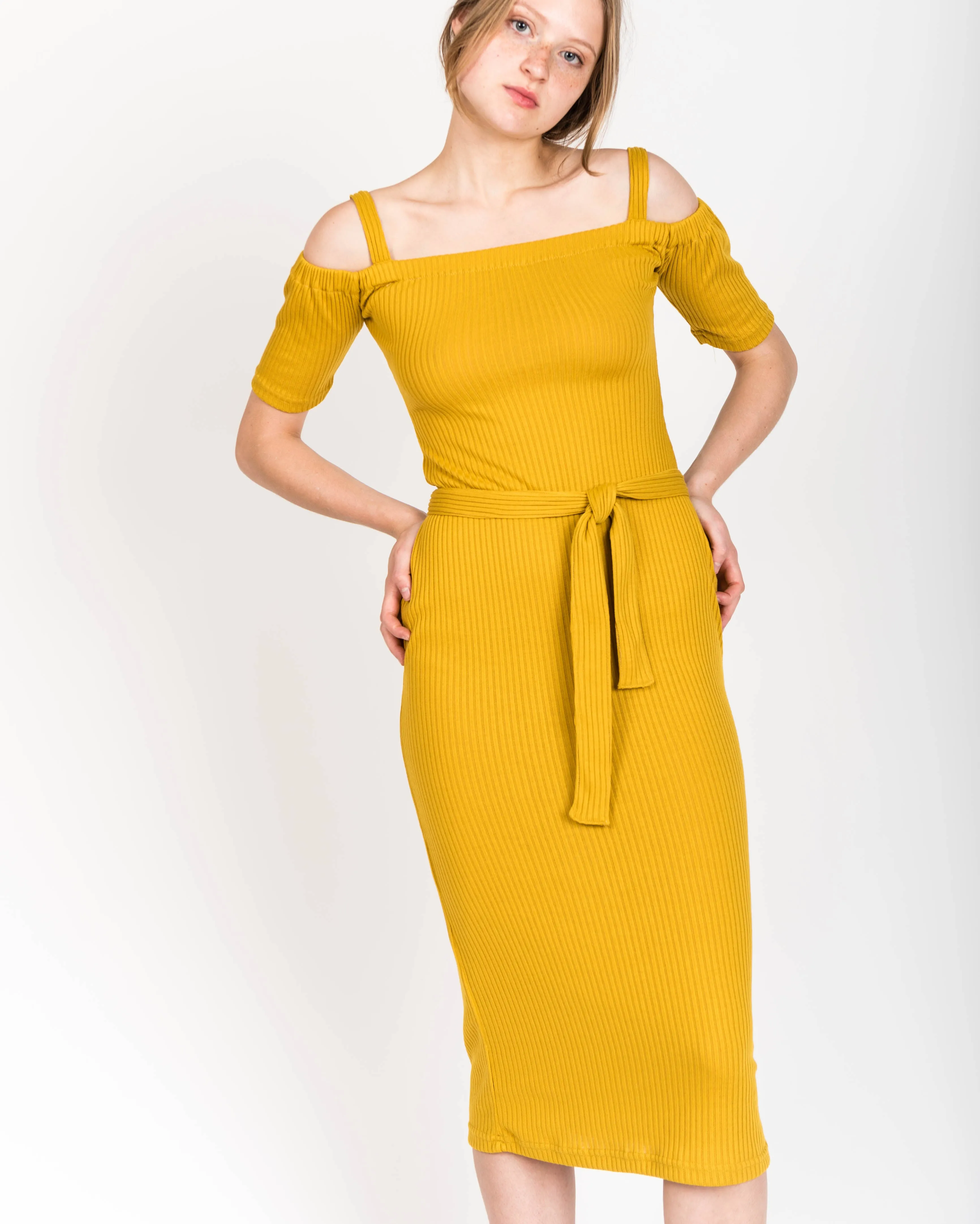 Capulet dress in gold