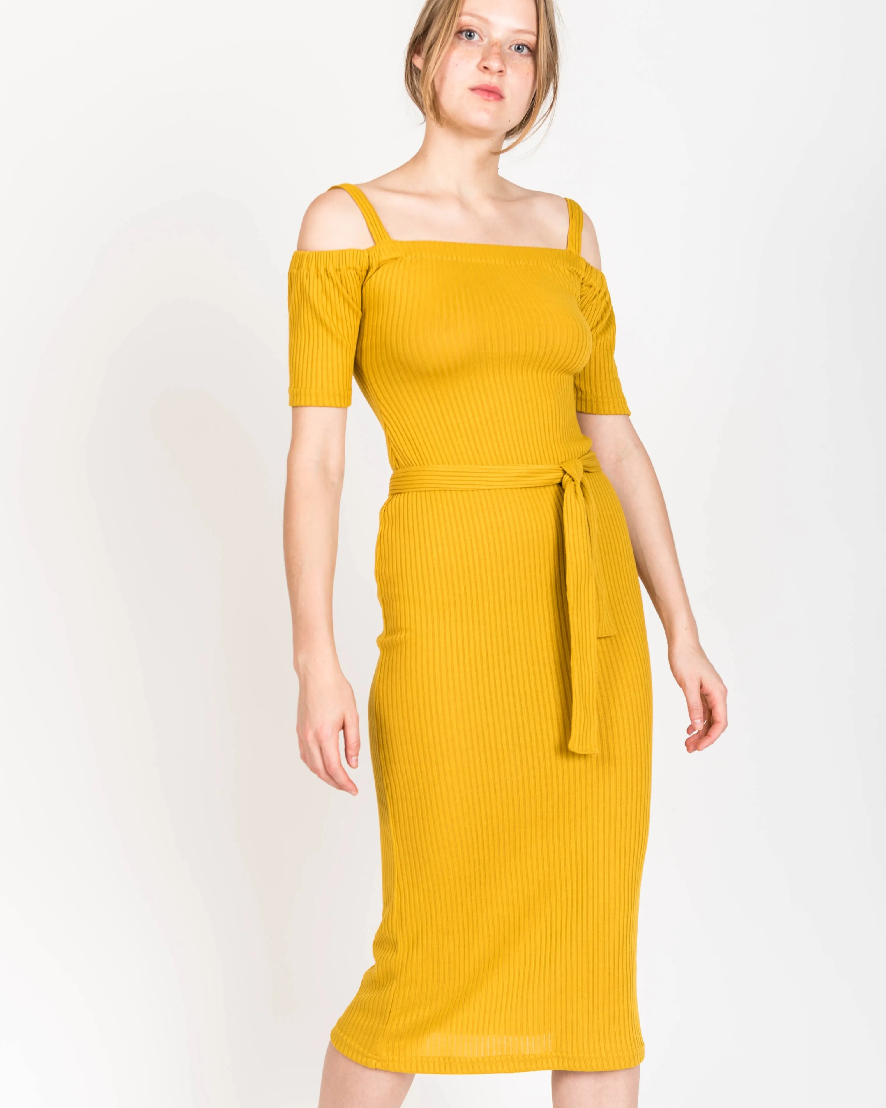 Capulet dress in gold