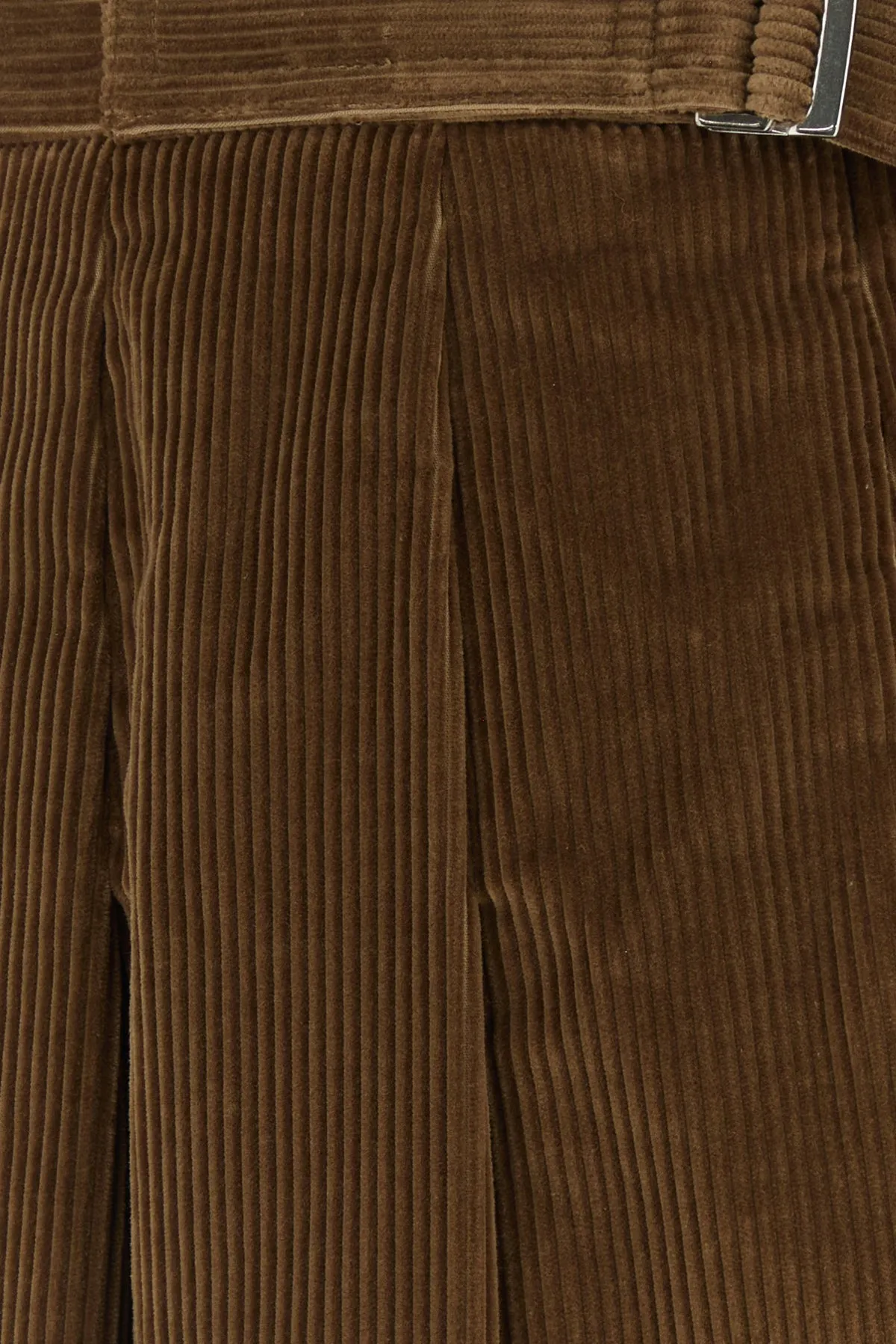 Caramel corduroy Zucca mini skirt