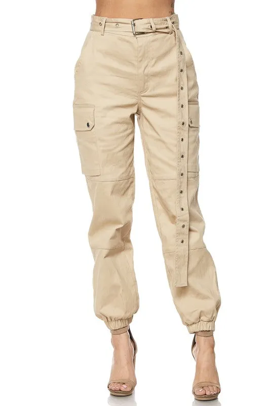 Cargo Belted Pants