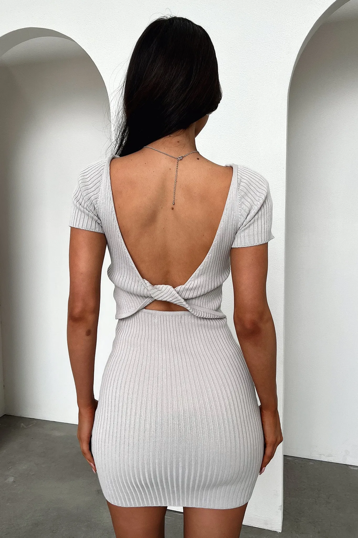 Celina Dress - Grey