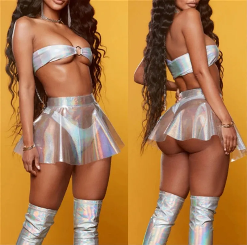 Clear Mini Skirt