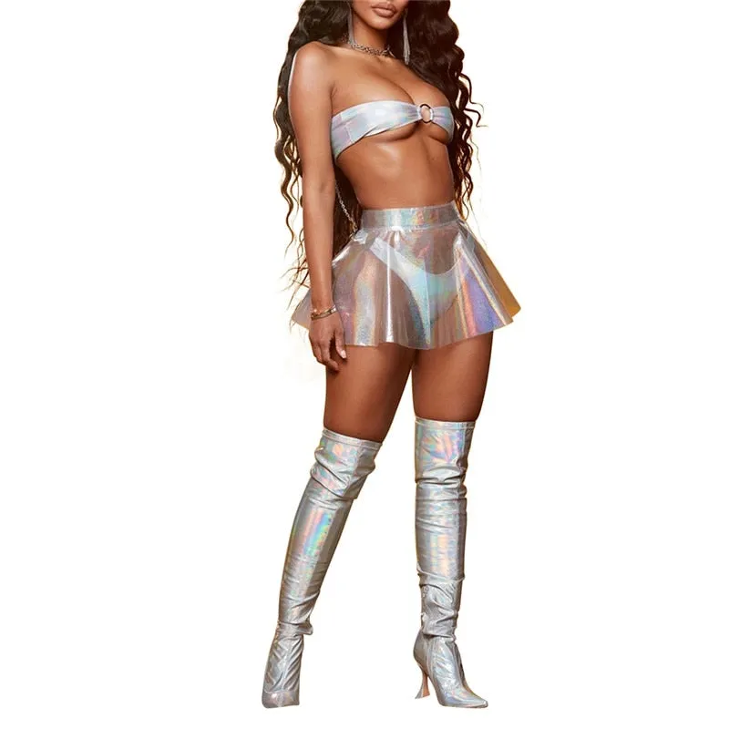Clear Mini Skirt