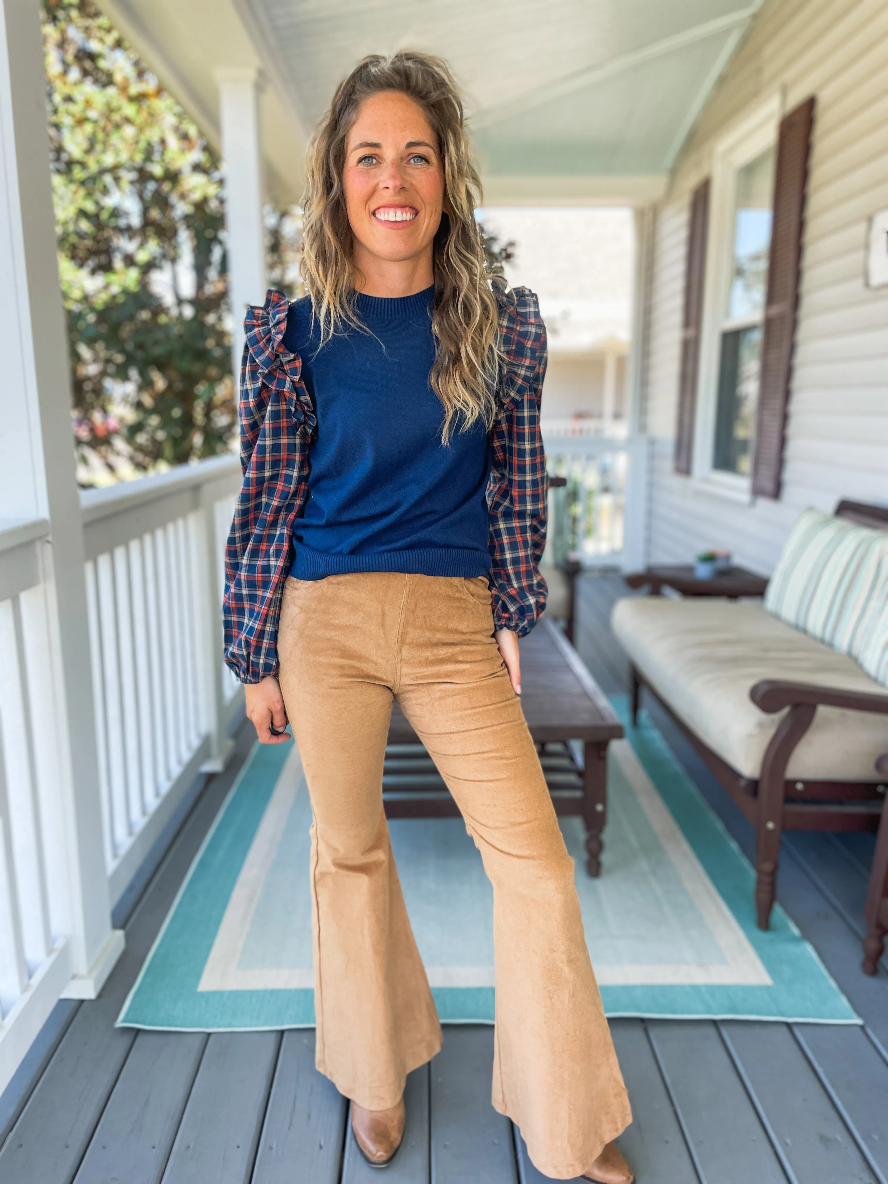 Corduroy Flare Pants