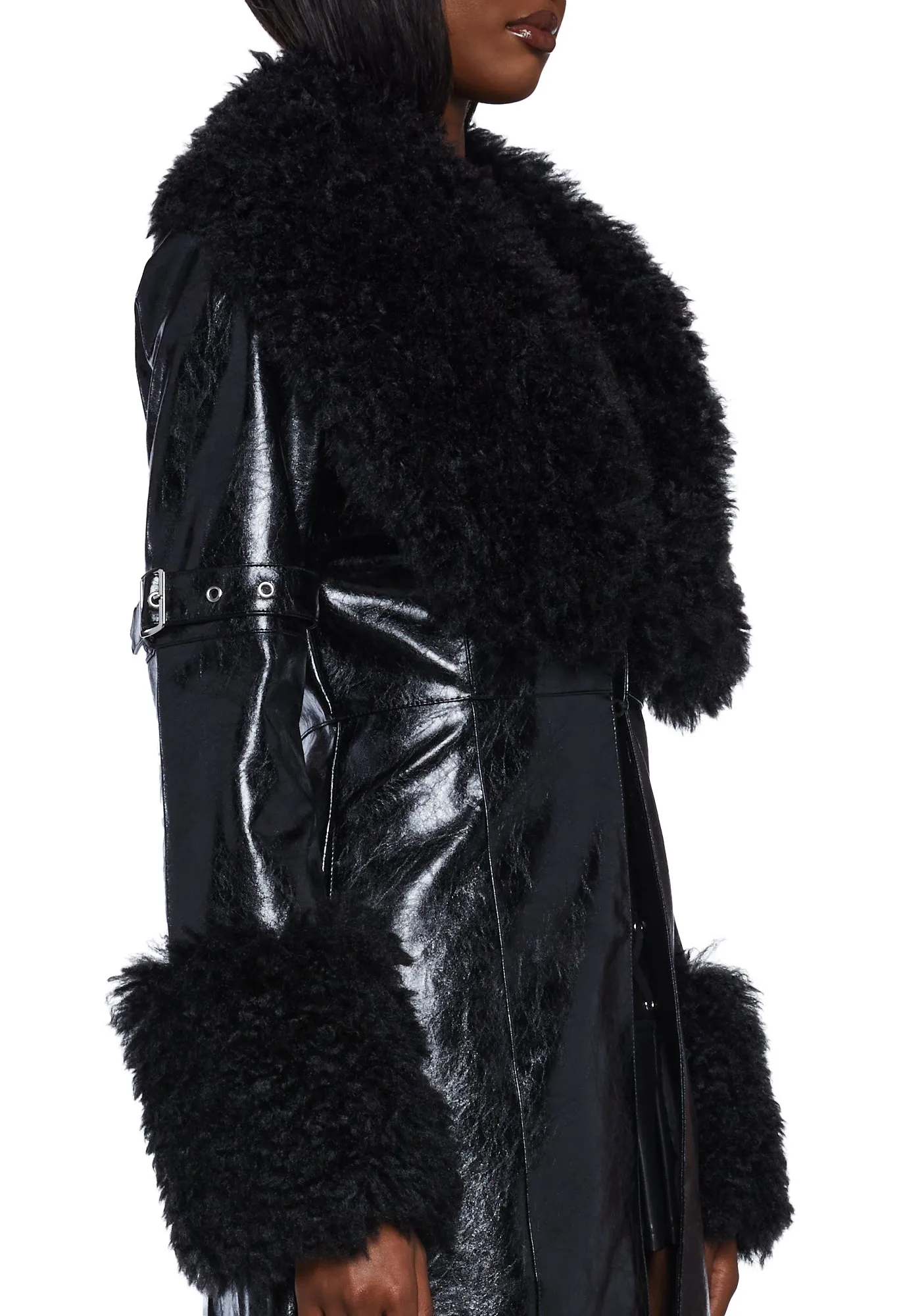 Covet Moto Trench Coat