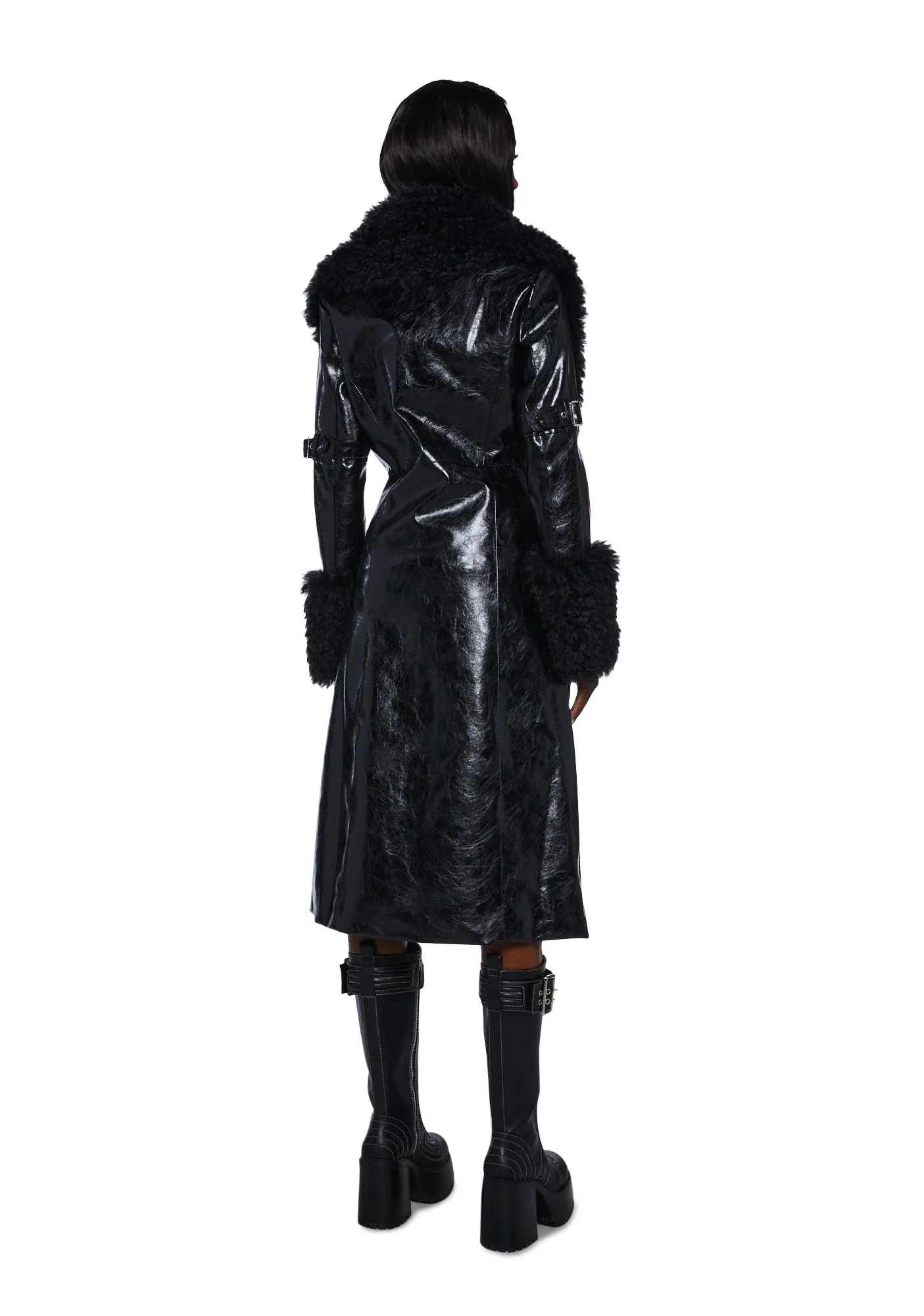 Covet Moto Trench Coat