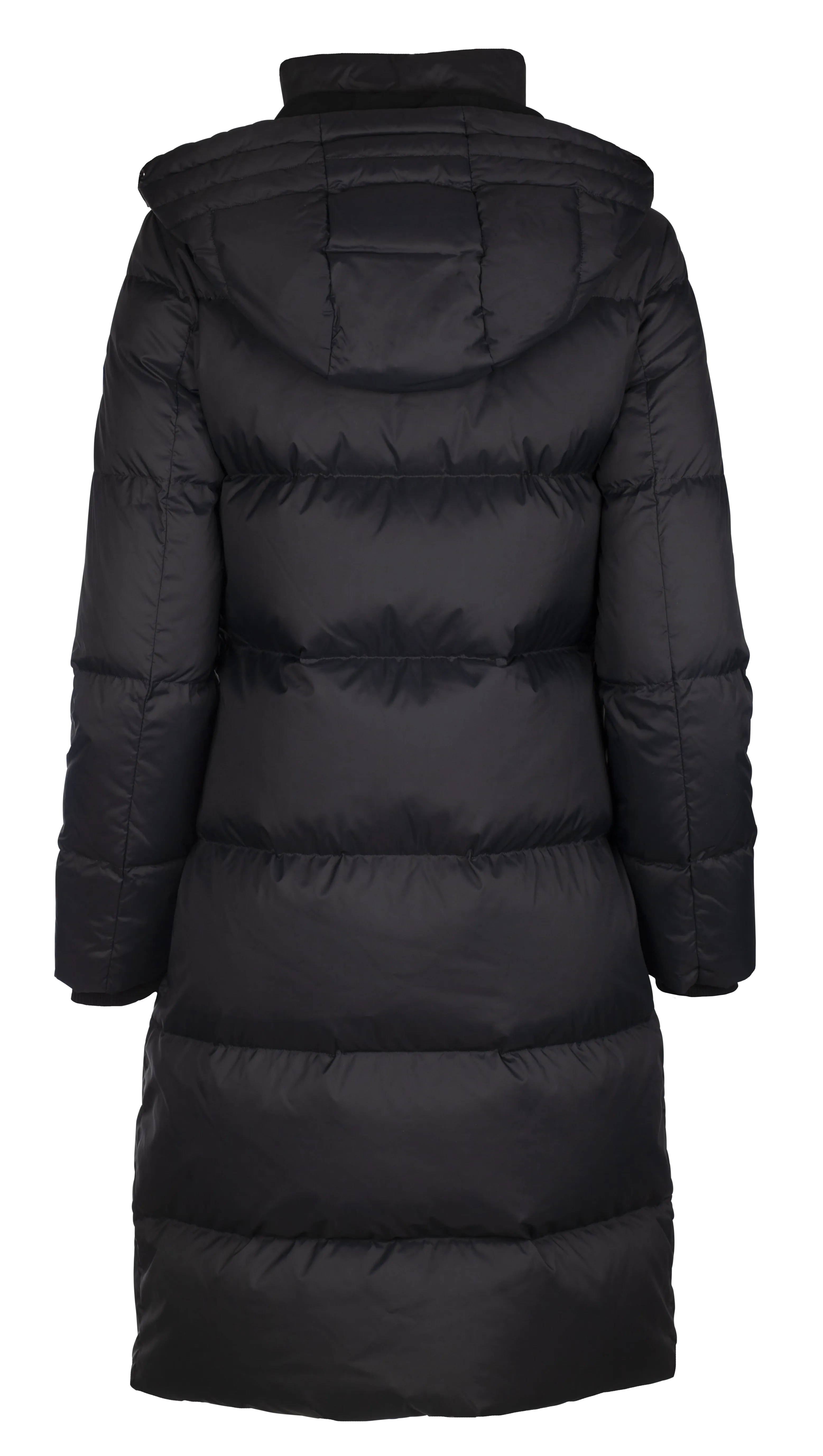 D2. Classic Long Down Coat - Black