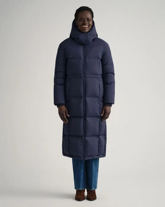 D2. Full Length Down Coat - Evening Blue