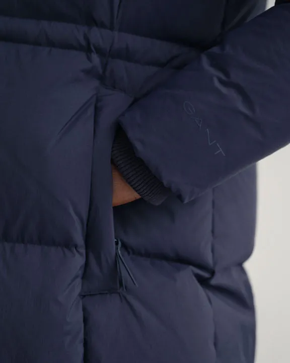 D2. Full Length Down Coat - Evening Blue