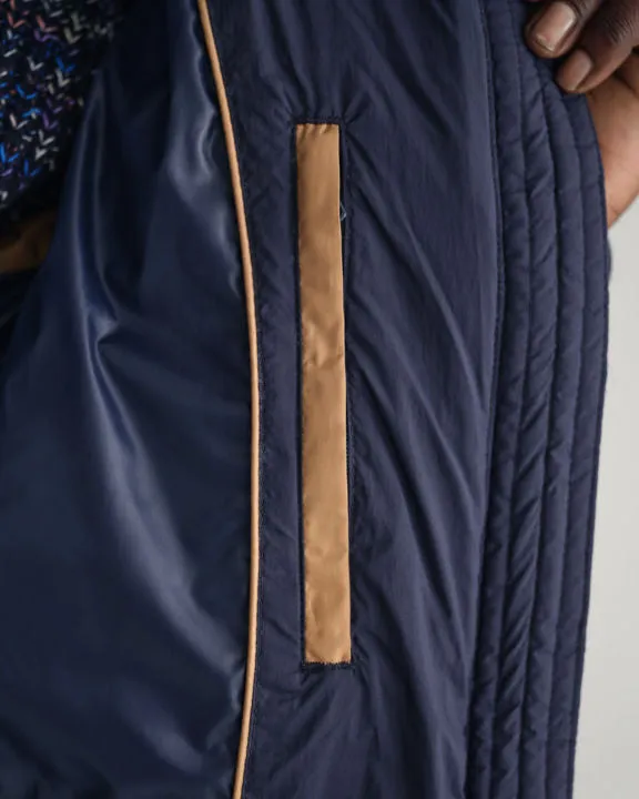 D2. Full Length Down Coat - Evening Blue
