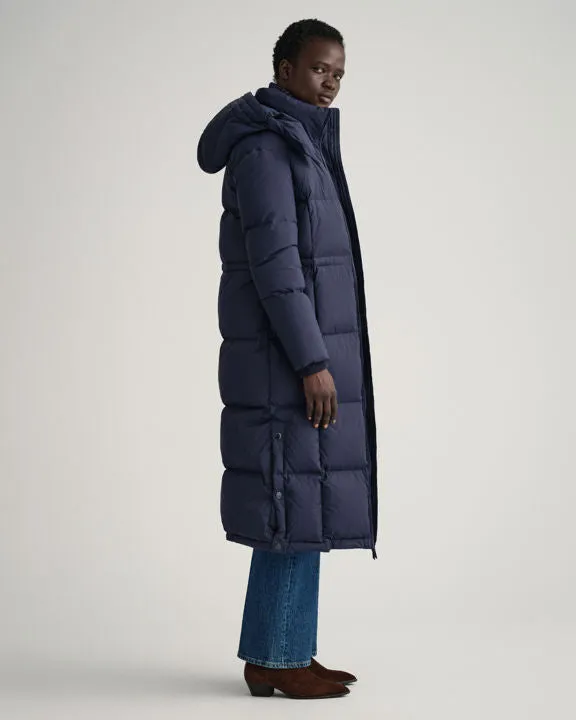 D2. Full Length Down Coat - Evening Blue