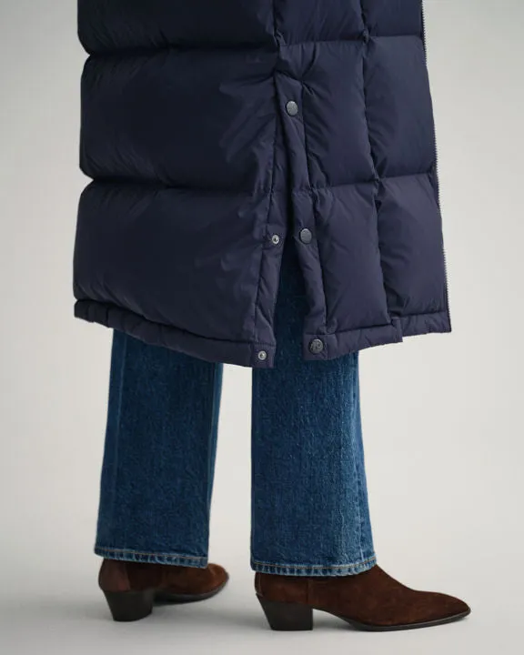 D2. Full Length Down Coat - Evening Blue