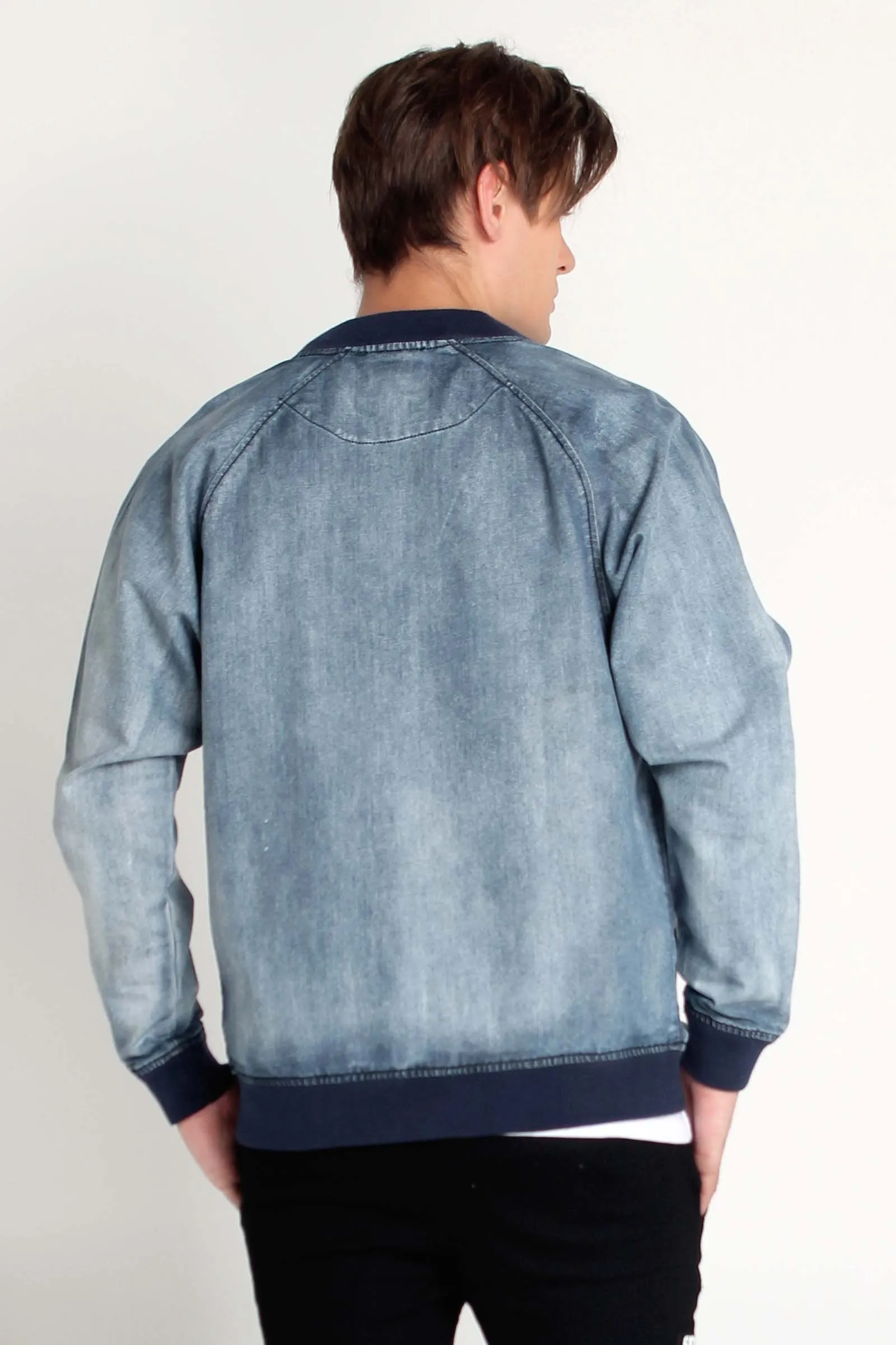 Denim Bomber Jacket