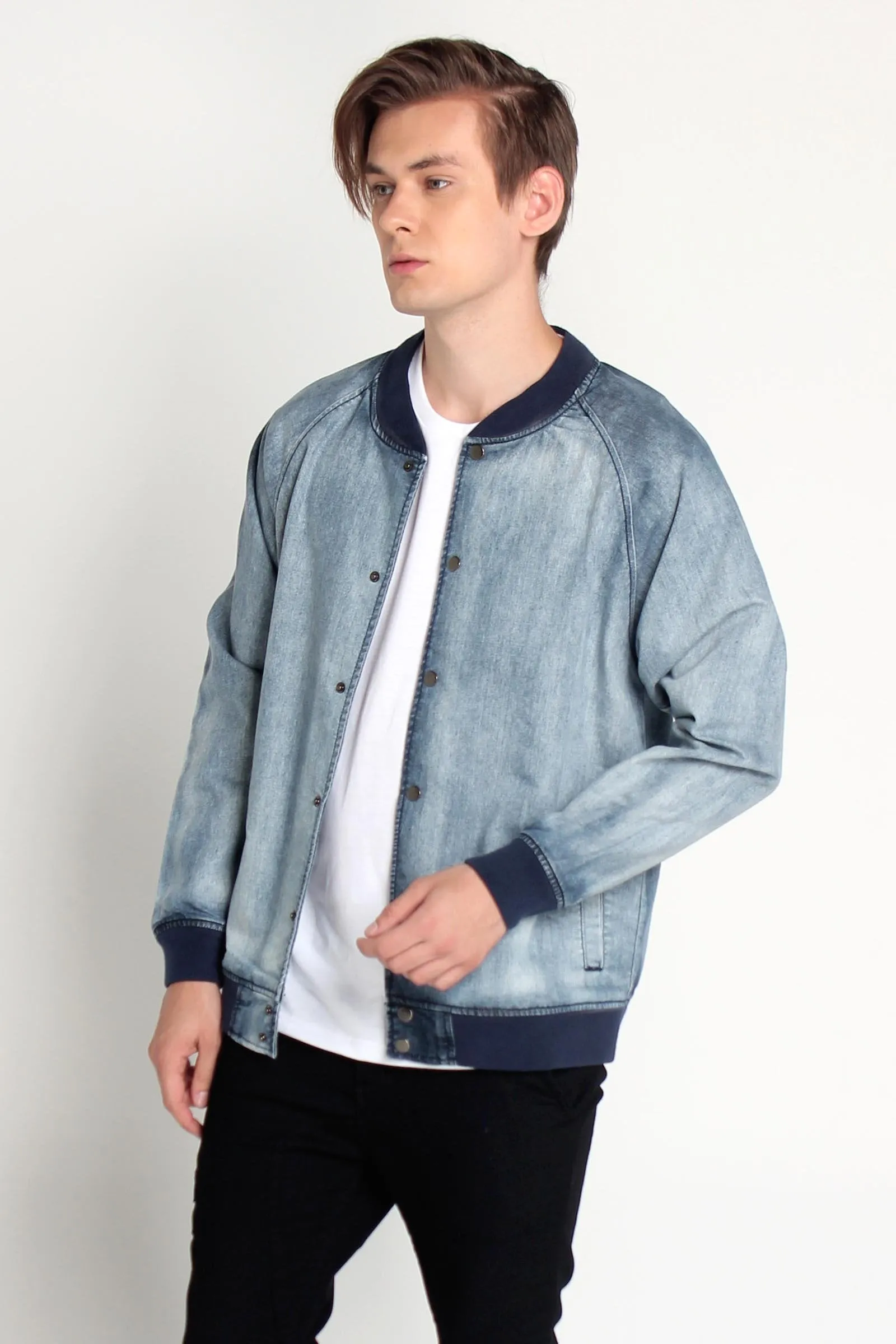 Denim Bomber Jacket