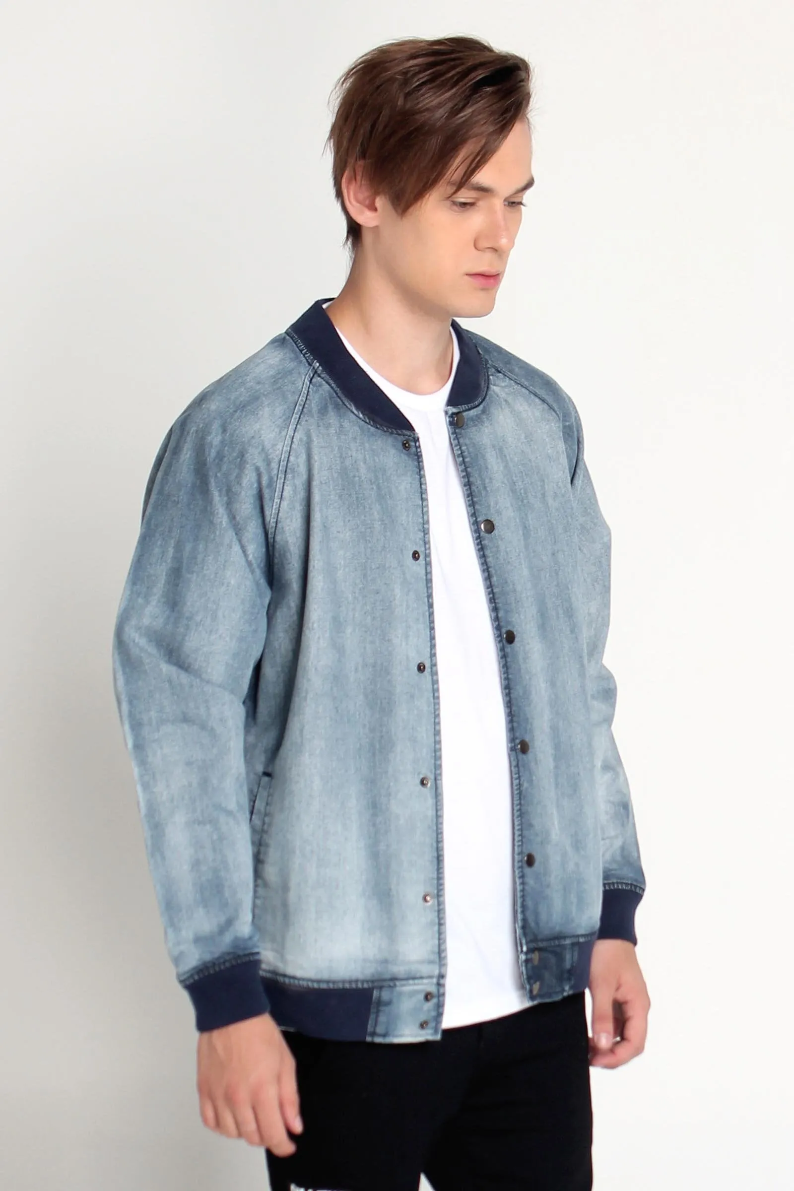 Denim Bomber Jacket