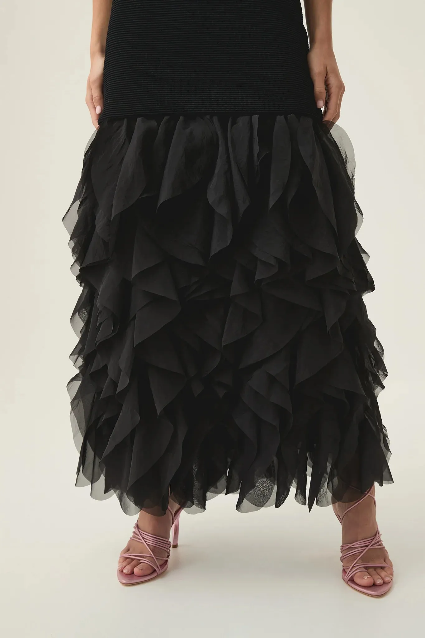 Elations Knit Maxi Dress - Black