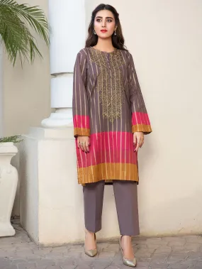 Embroidered Jacquard Suit