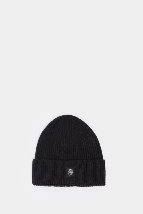 Essential ribbed beanie hat