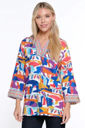 Geo Print Tunic - Geo Multi