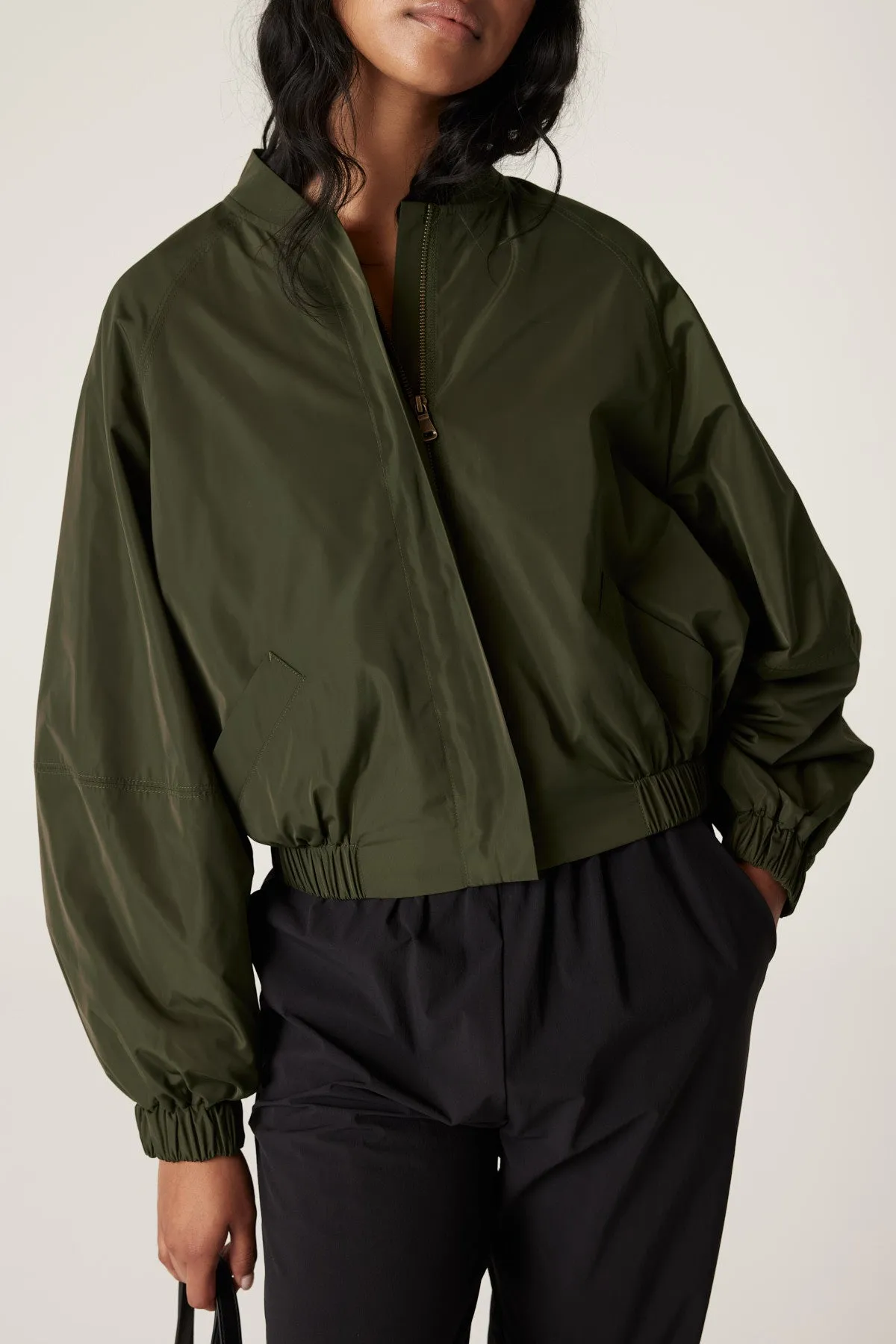 Gigi Bomber Jacket - Khaki