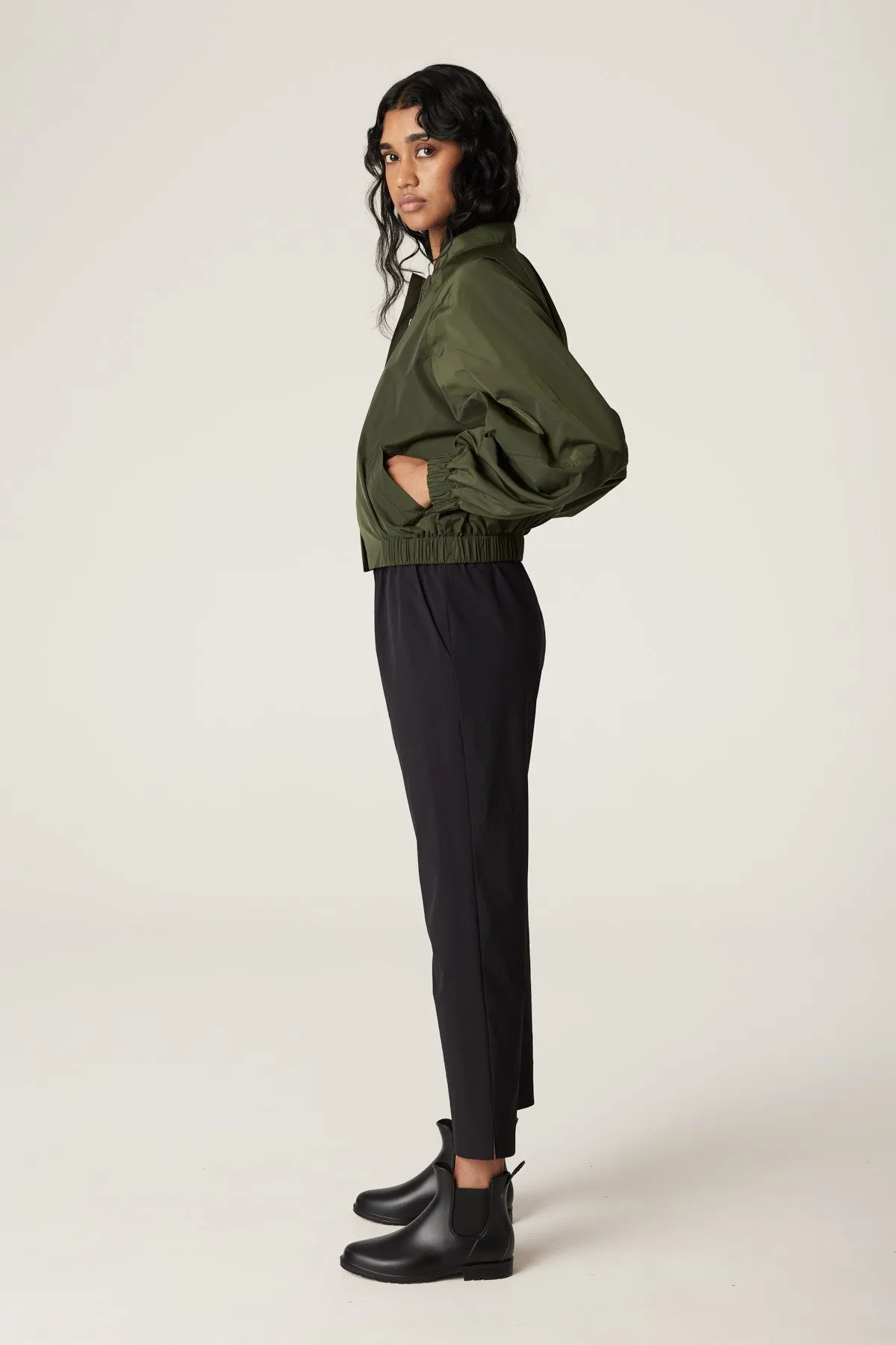 Gigi Bomber Jacket - Khaki