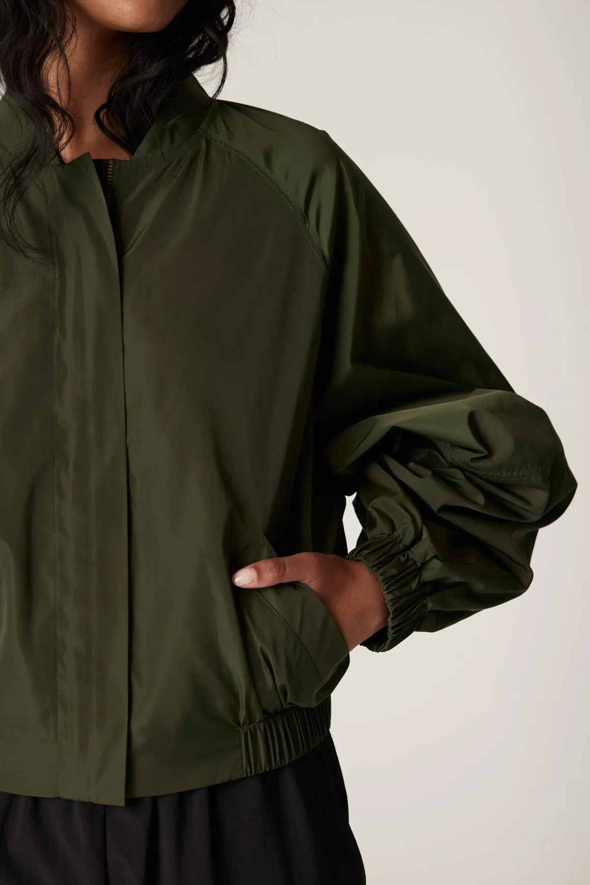 Gigi Bomber Jacket - Khaki