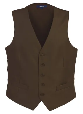 Gioberti Men's Light Brown Formal Suit Vest