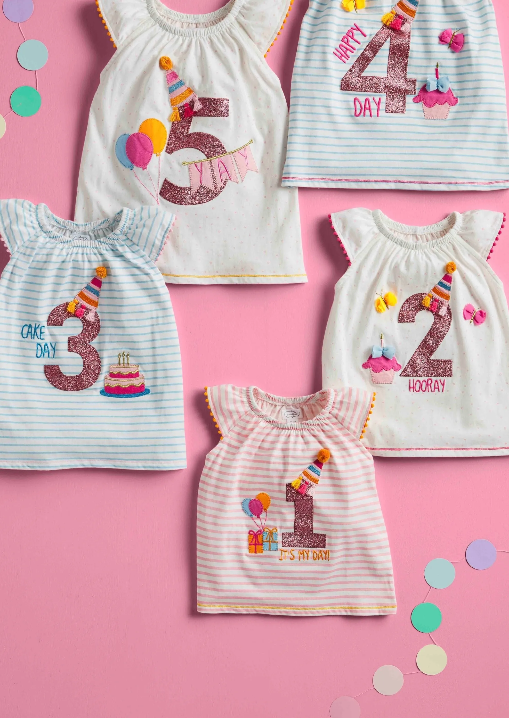 girls five birthday tee