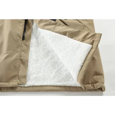 Herrkla - Parka Winterjas Heren – Gevoerd met Capuchon en Waterdichte Stof